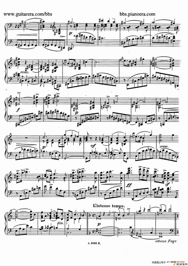 ١Theme with Variations and Fugue in F Major Op.14