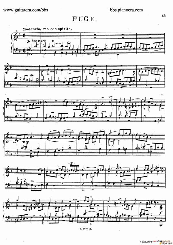 ١Theme with Variations and Fugue in F Major Op.14