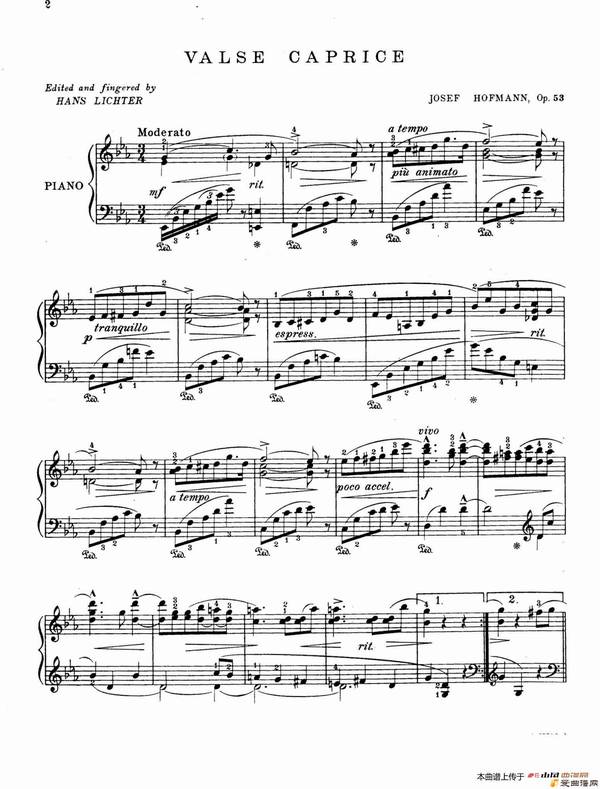 ١Valse Caprice in E-flat Major Op.53