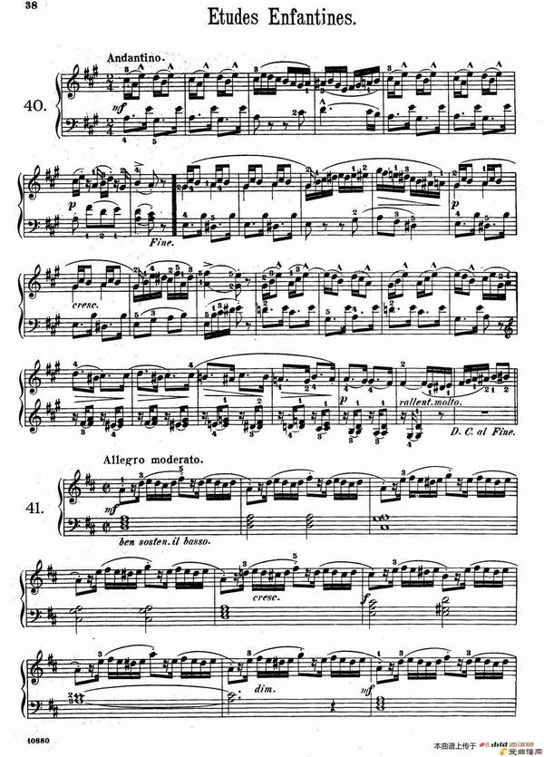 ١Etudes Enfantines Op.37