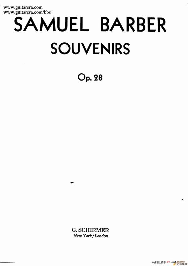 ١Souvenirs Op.28