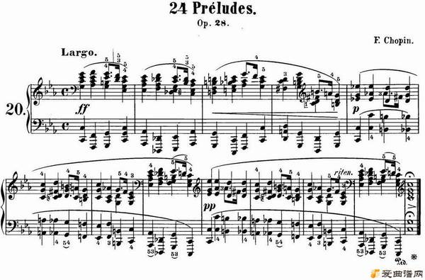 ١Ф 24׸ǰ Op.28 No.20 CС