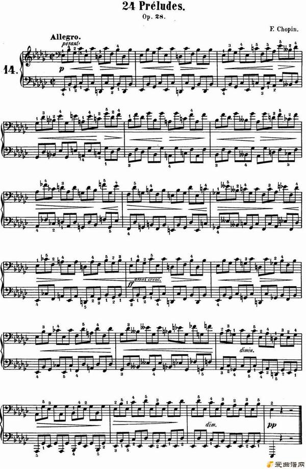 ١Ф 24׸ǰ Op.28 No.14 EС