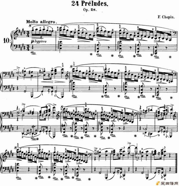 ١Ф 24׸ǰ Op.28 No.10 CС