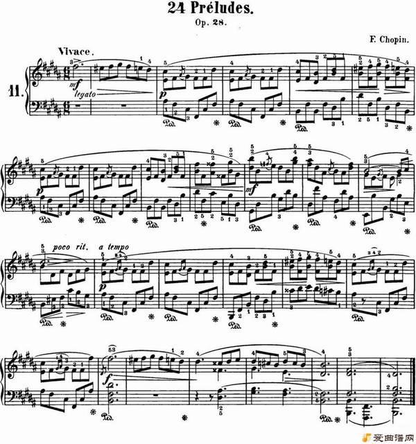 ١Ф 24׸ǰ Op.28 No.11 B