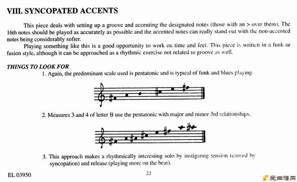 ˹SYNCOPATED ACCENTS