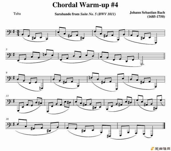 ͭܡChordal Warm-up  - Tuba