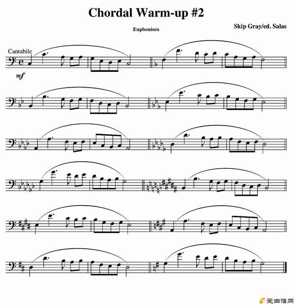 ͭܡChordal Warm-up  - Euphonium