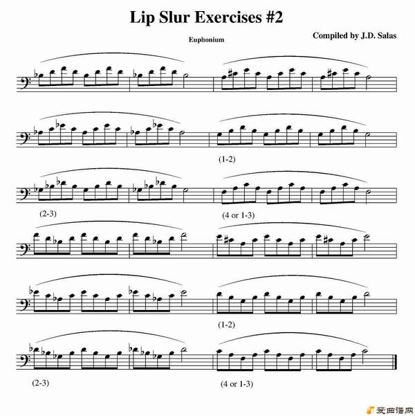 ͭܡLip Slur Exercises-Euphonium