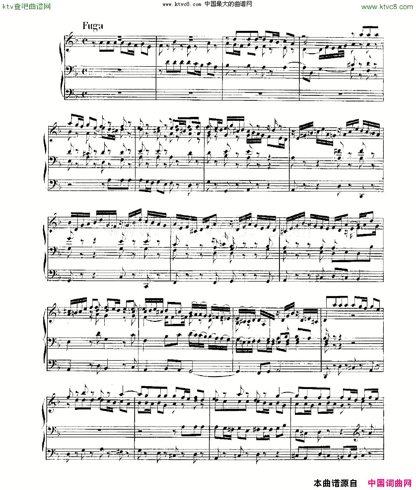 PreludeandFugueinDMinor--BWV539ܷ