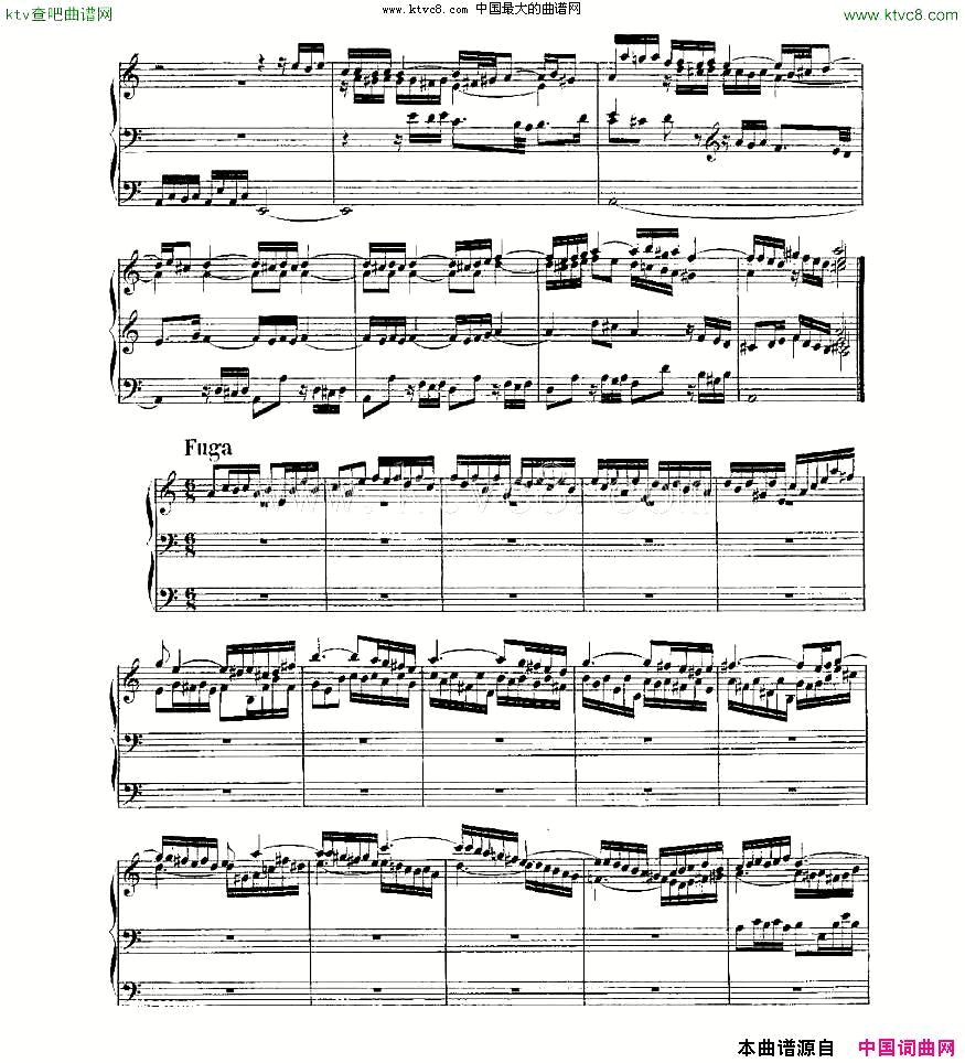 PreludeandFugueinAMinor--BWV543ܷ