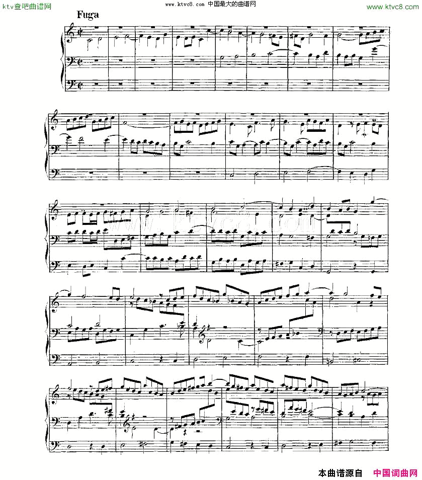 PreludeandFugueinCMajor--BWV545ܷ