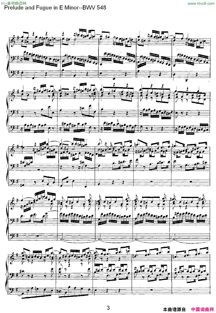 PreludeandFugueinEMinor--BWV548ܷ