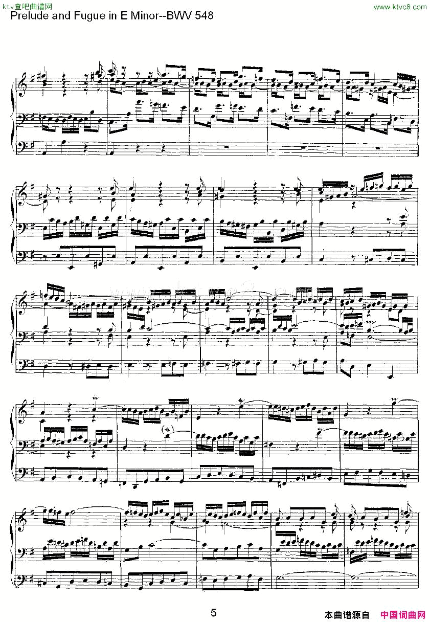 PreludeandFugueinEMinor--BWV548ܷ