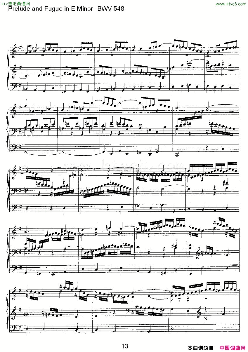 PreludeandFugueinEMinor--BWV548ܷ