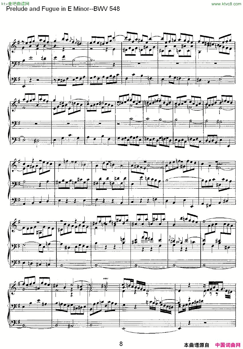 PreludeandFugueinEMinor--BWV548ܷ