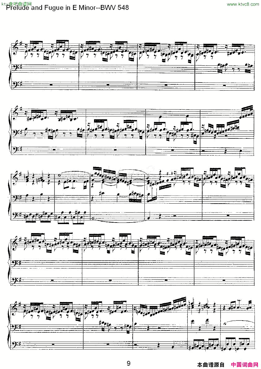 PreludeandFugueinEMinor--BWV548ܷ