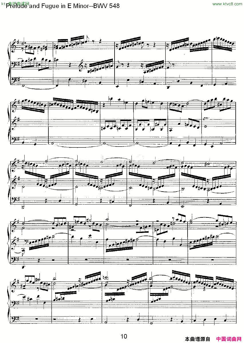 PreludeandFugueinEMinor--BWV548ܷ