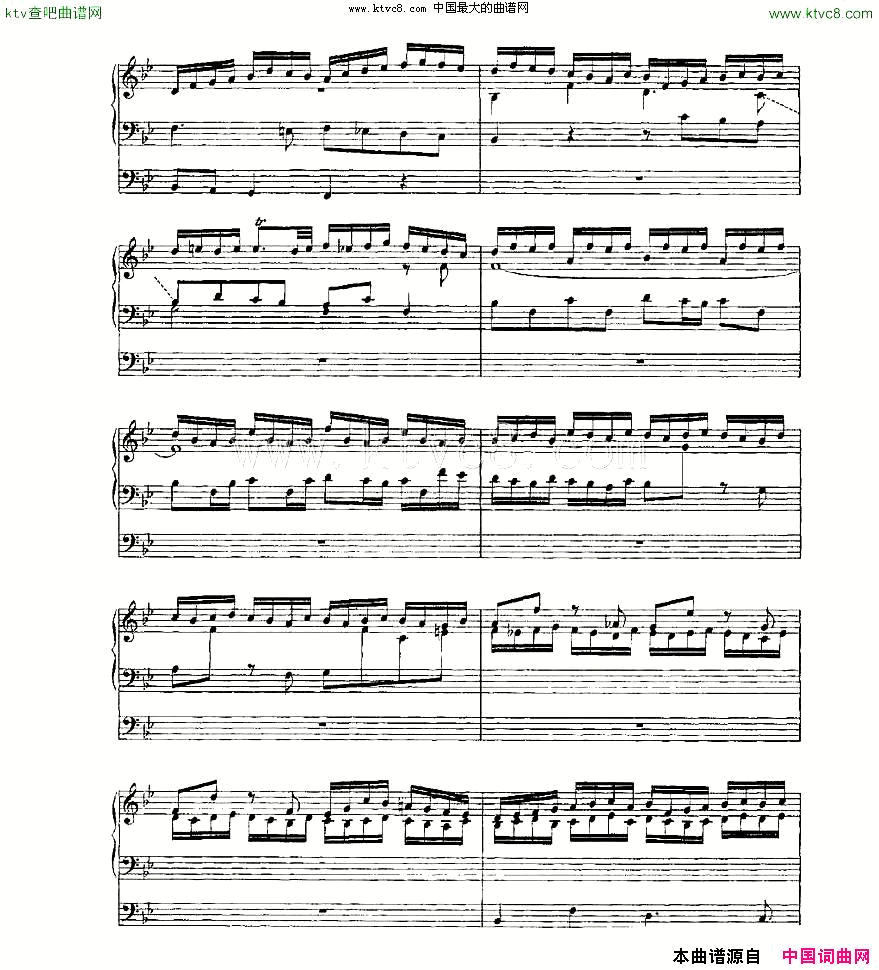 FugueinGMinor--BWV578ܷ