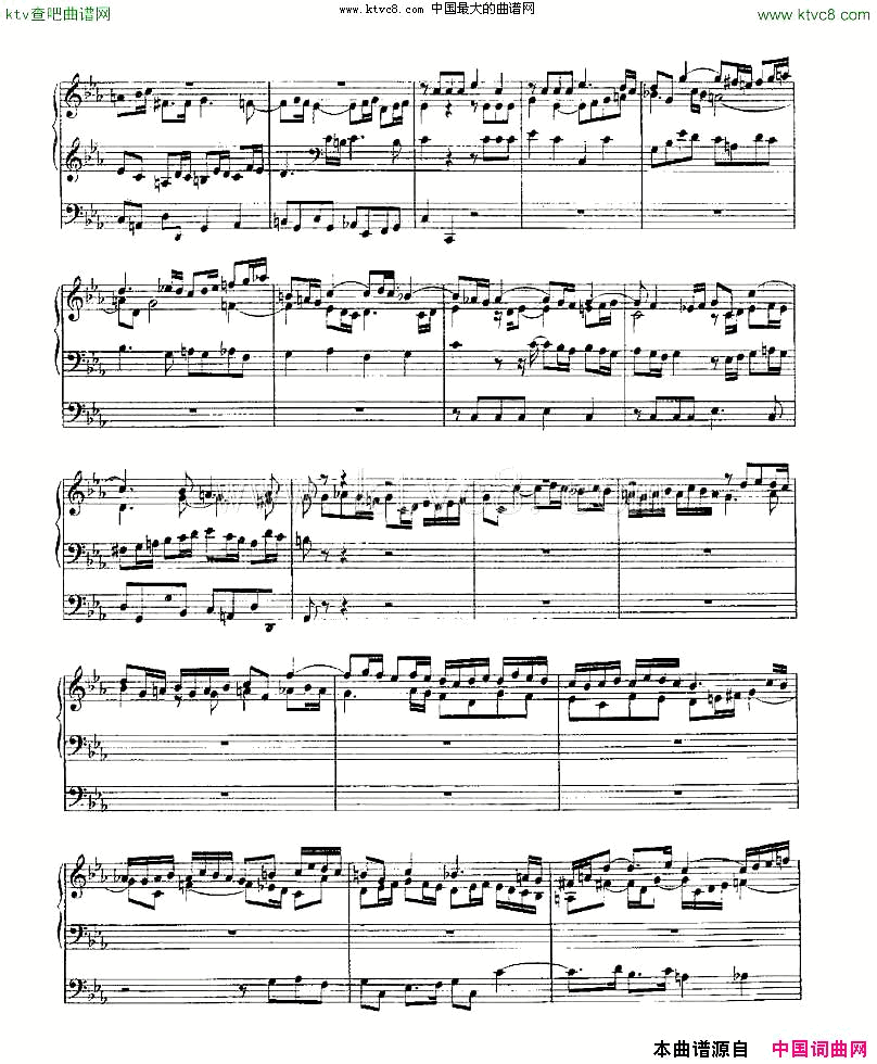 FugueinCMinoronaThemeofLegrenzi--BWV574ܷ