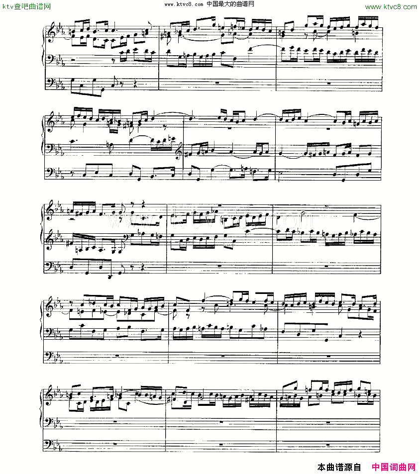 FugueinCMinoronaThemeofLegrenzi--BWV574ܷ