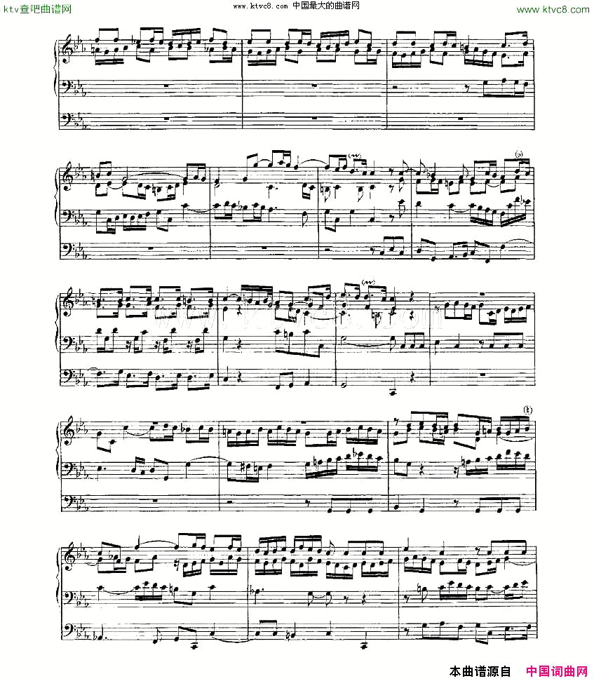 FugueinCMinoronaThemeofLegrenzi--BWV574ܷ