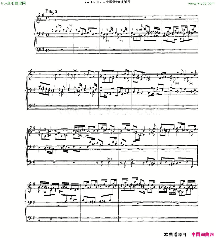 PreludeandFugueinEMinor--BWV533ܷ