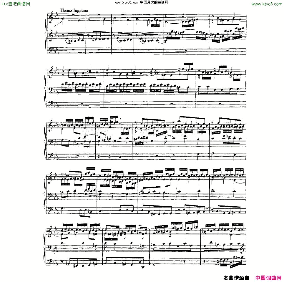 PassacagliaandFugueinCMinor--BWV582ܷ