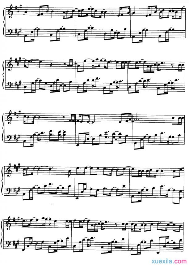 heal the world钢琴谱