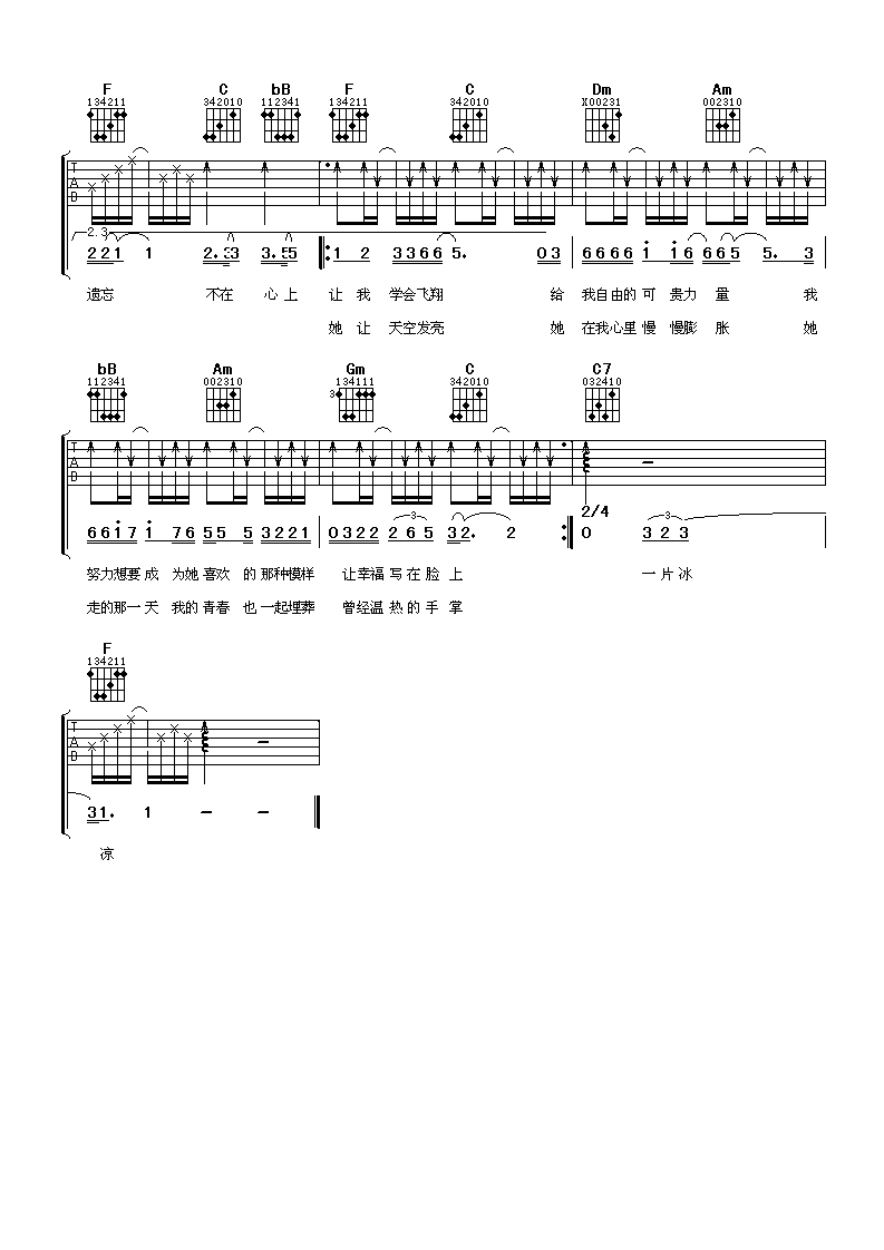 黄品源她教我的事吉他谱