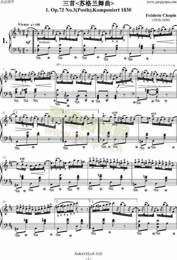 ոһףOp.72-3-()-Ф-chopin