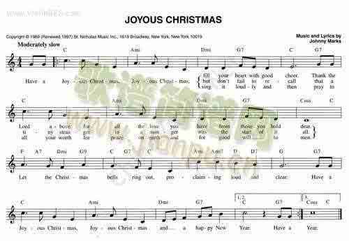 109.JOYOUS CHRISTMAS