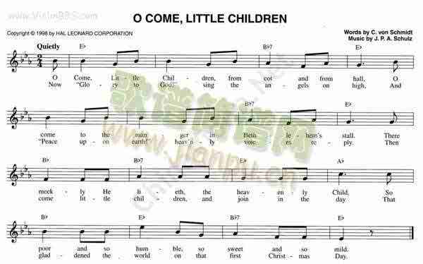 136.O COME, LITTLE CHILDREN