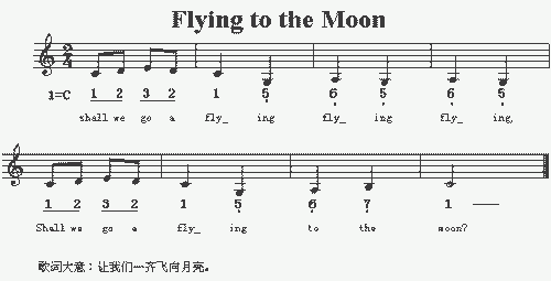 Flying To The MoonӢĶͯ裩