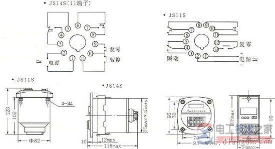 时间继电器实物接线图及接线方式(多图)