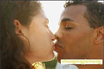梦见和外国人接吻